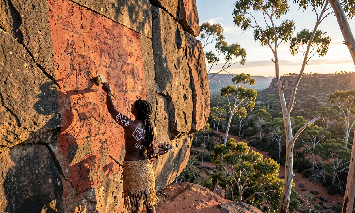 Peak Period of Australian Aboriginal Rock Art