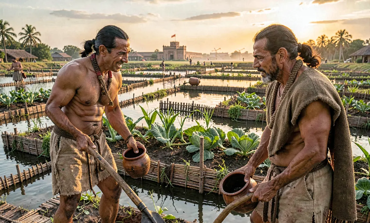 Expansion of Aztec Chinampa Agriculture