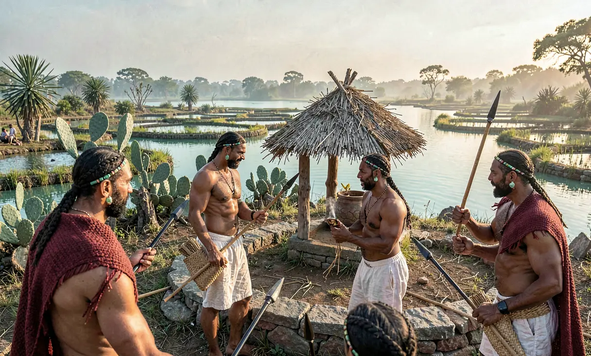 Founding of Tenochtitlán on Lake Texcoco