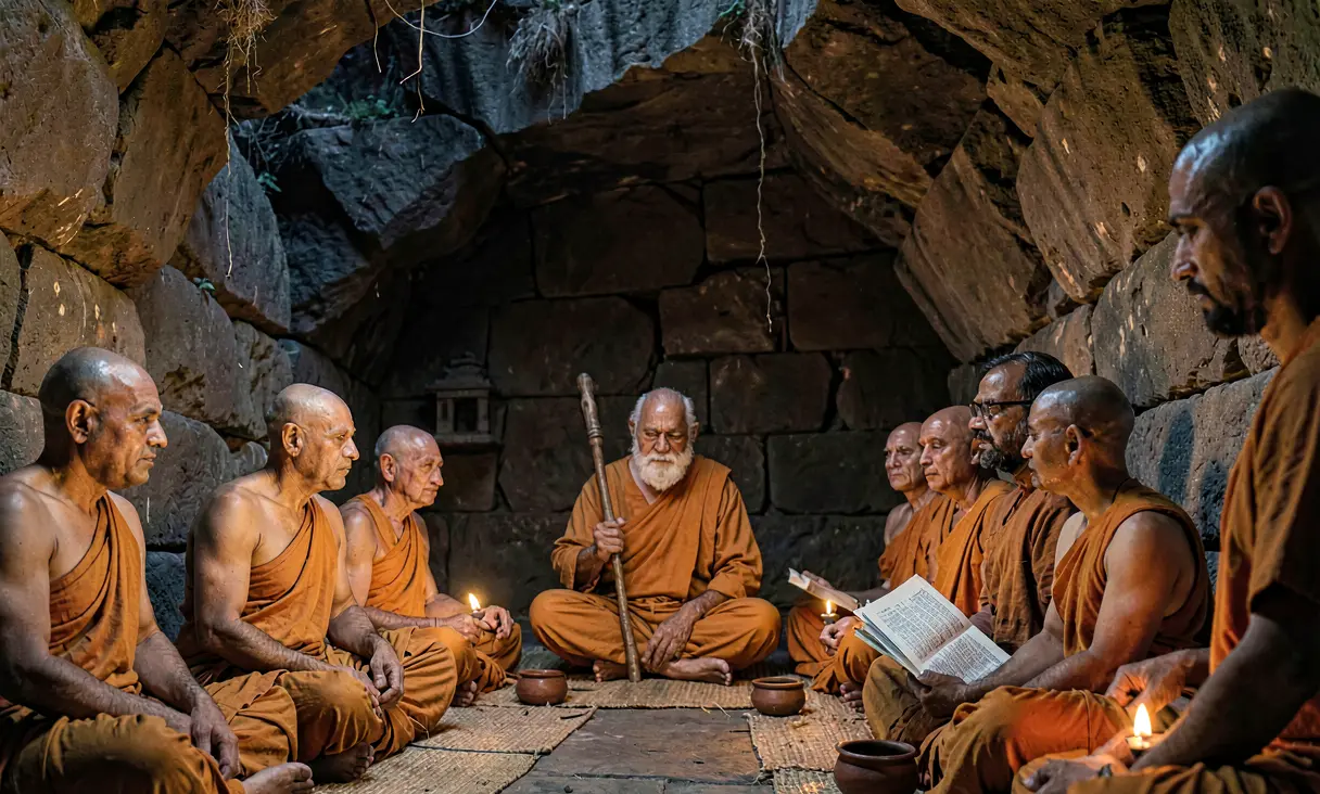 First Buddhist Council at Rajgir
