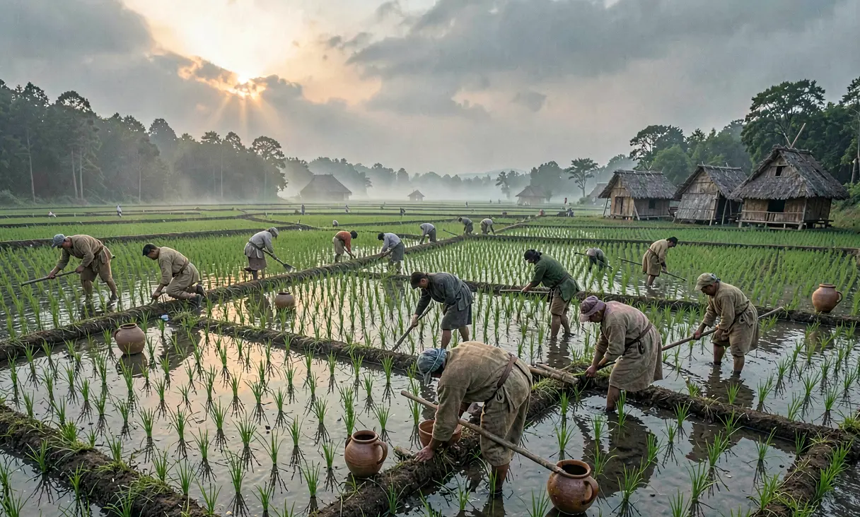 Domestication of Rice in the Yangtze Valley