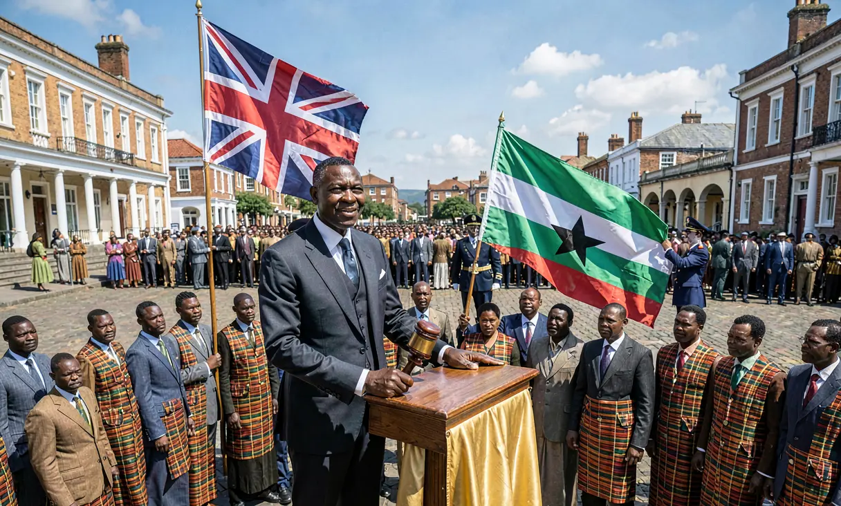 Ghana Gains Independence from Britain