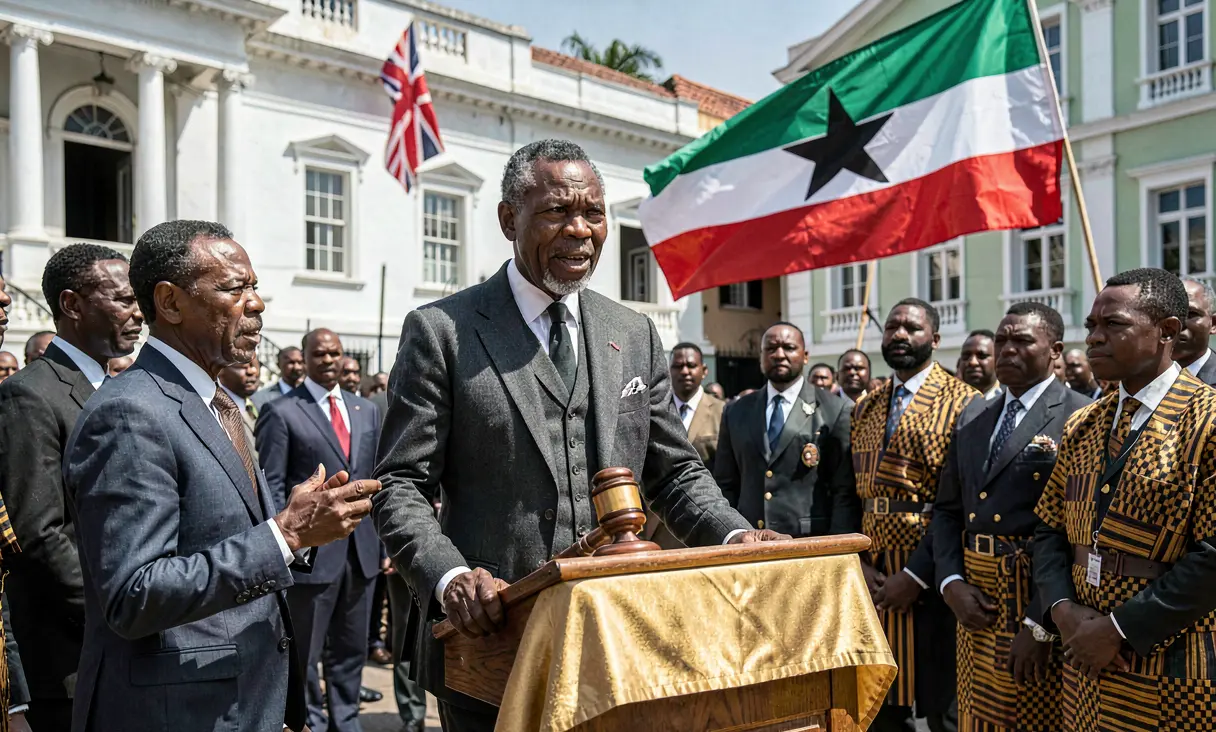 Ghana Gains Independence from Britain