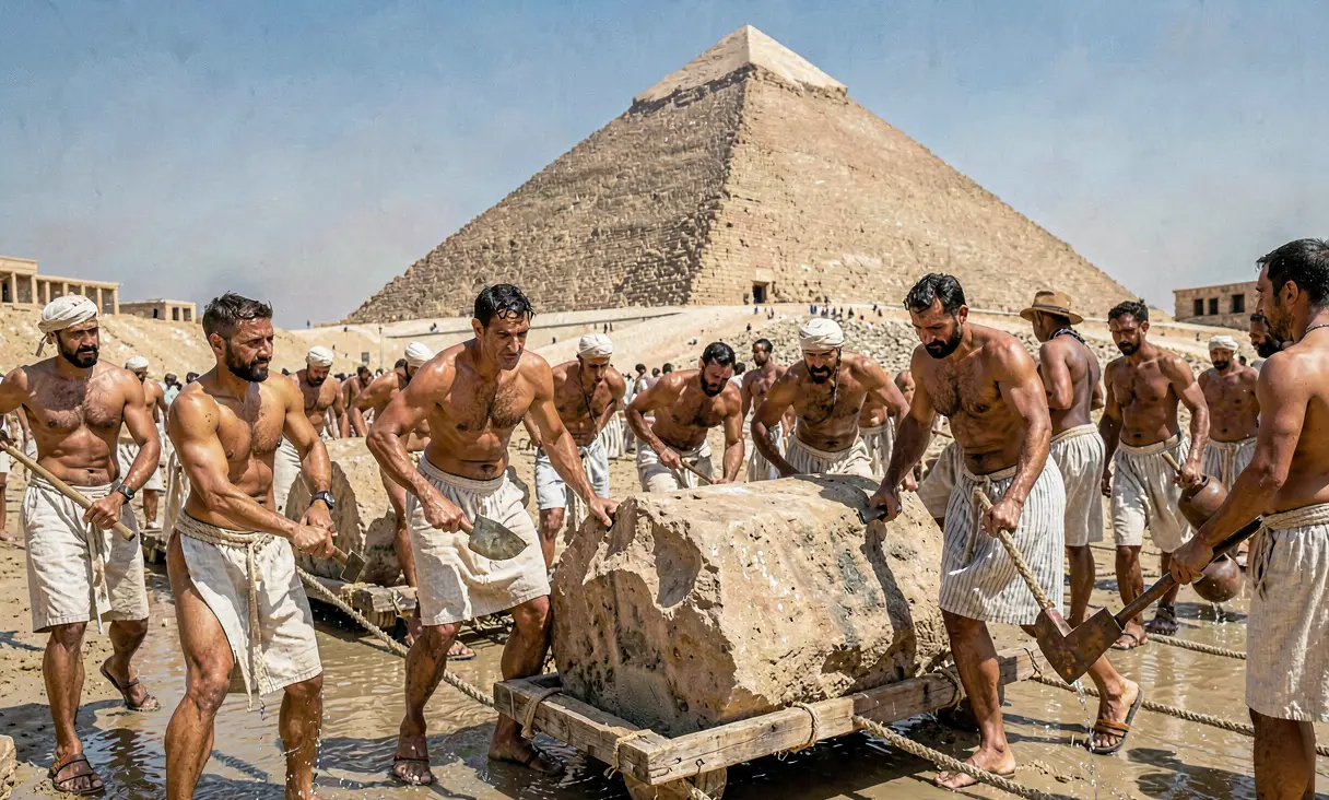 Great Pyramid of Giza Built
