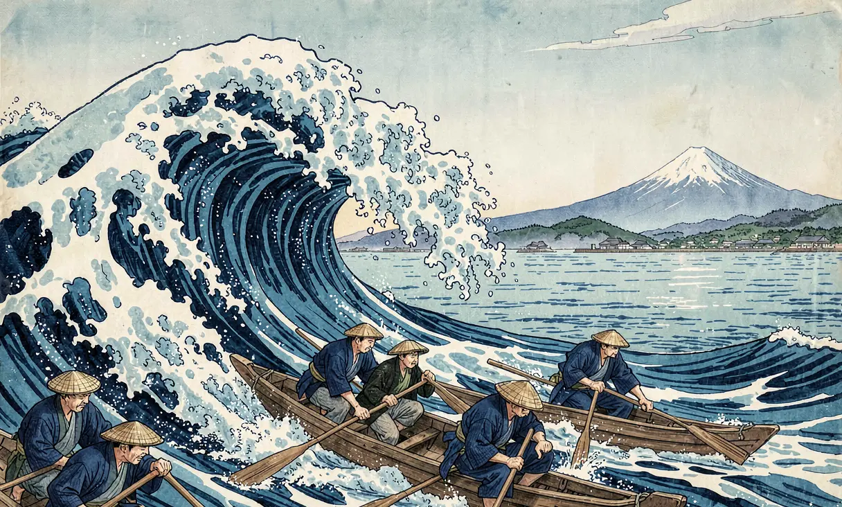 Creation of The Great Wave off Kanagawa