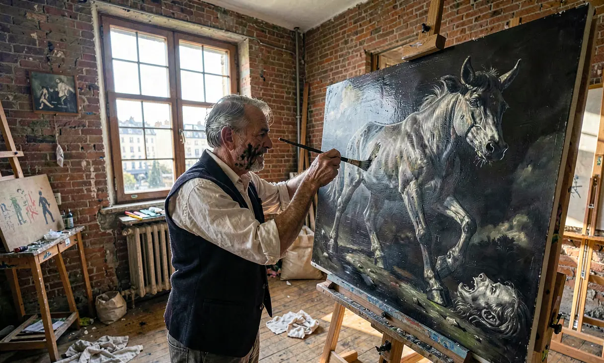 Creation of Guernica by Picasso