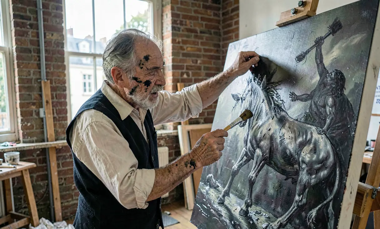 Creation of Guernica by Picasso