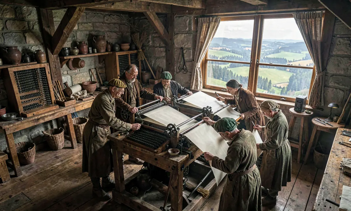 Printing of the Gutenberg Bible