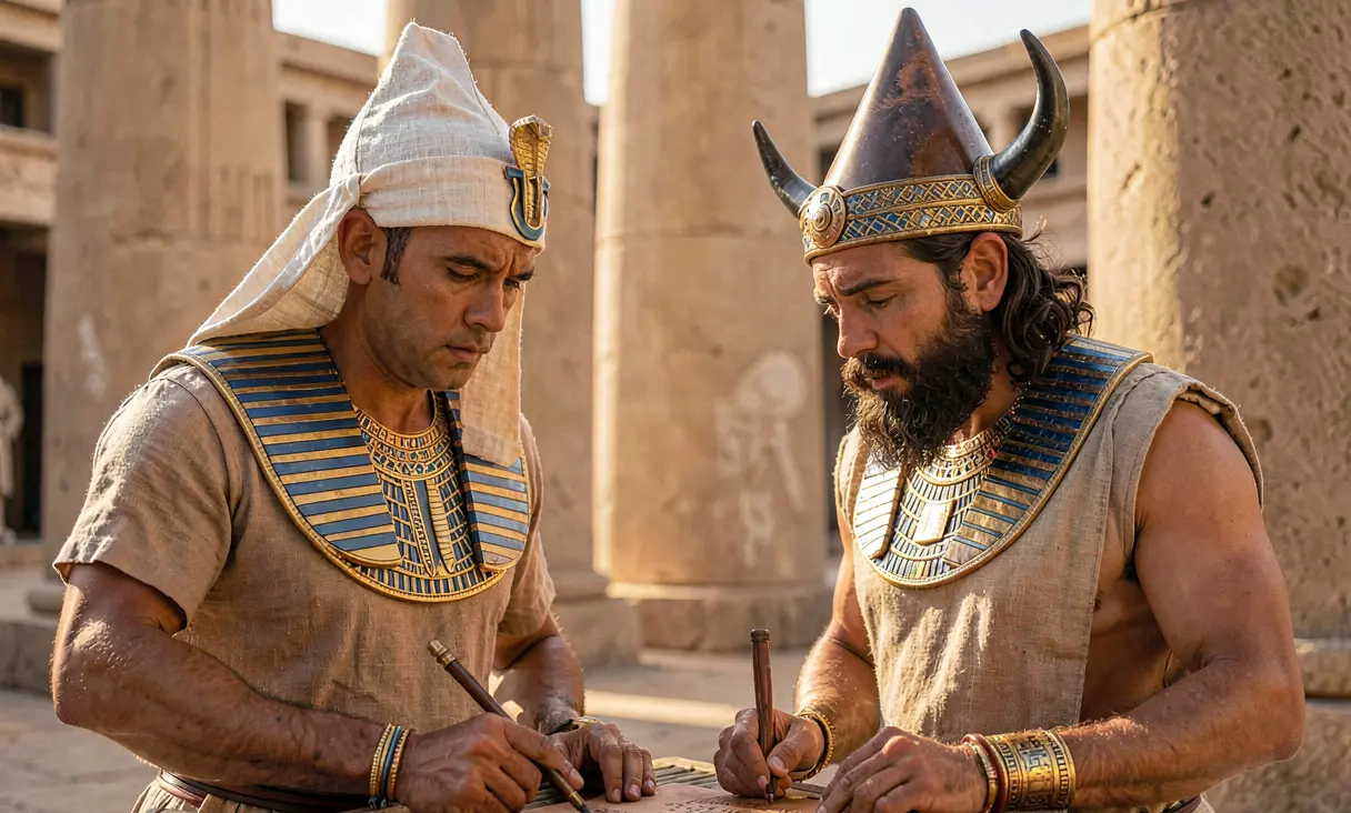 Signing of the Egyptian-Hittite Peace Treaty