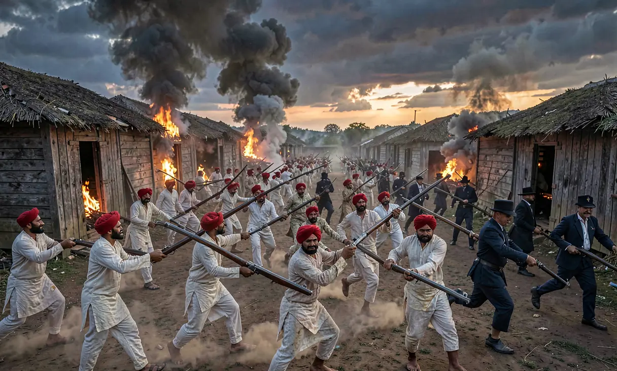 The Indian Rebellion of 1857 Begins