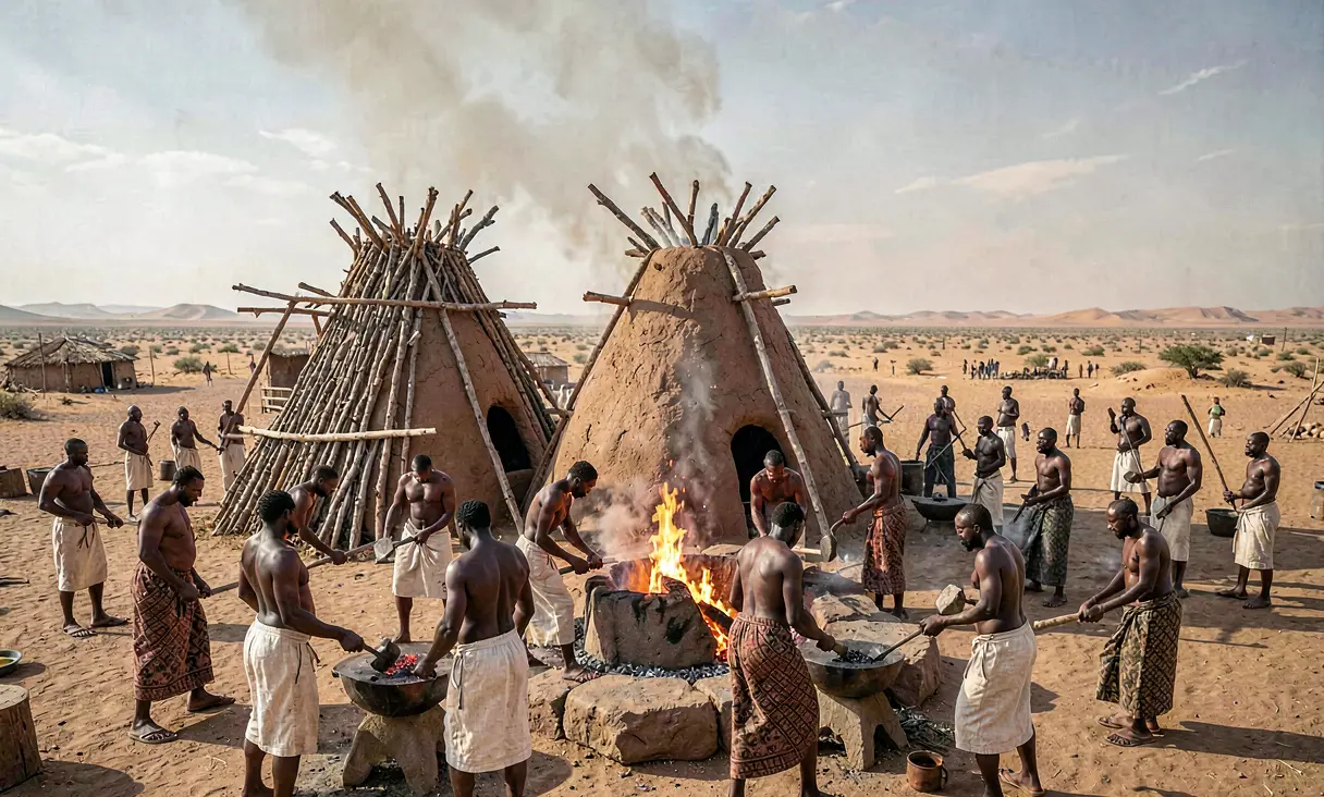 Meroitic Iron Smelting Industry Flourishes