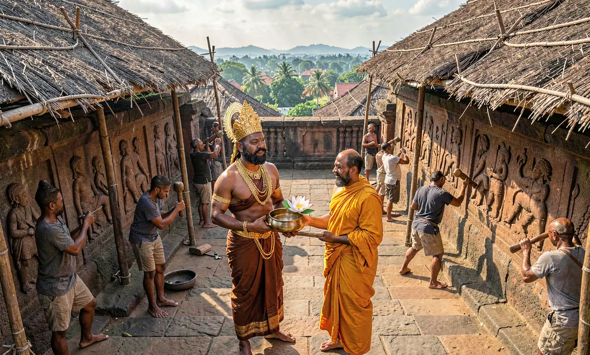Jayavarman VII Converts to Mahayana Buddhism