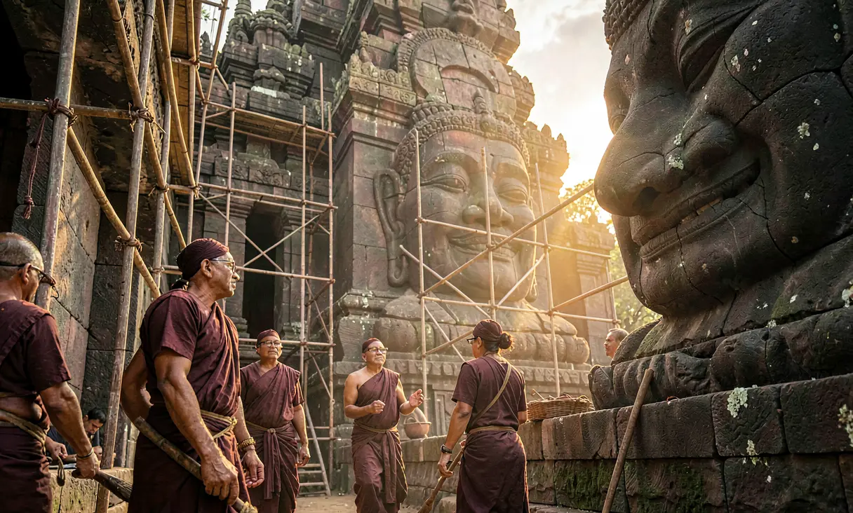 Jayavarman VII Converts to Mahayana Buddhism