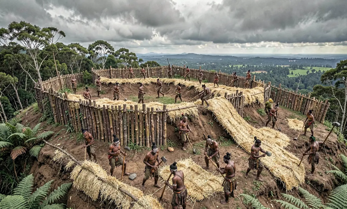 Construction of Complex Pā Fortifications in New Zealand