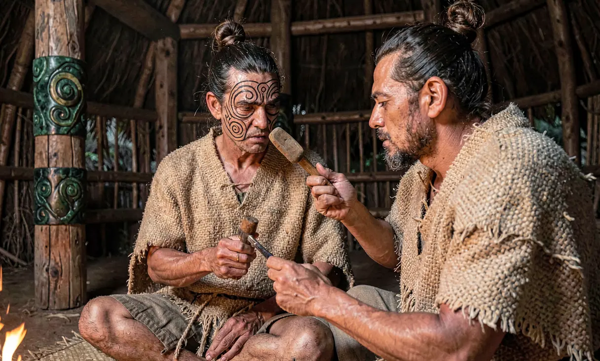 Development of Māori Tā Moko Tattooing Tradition