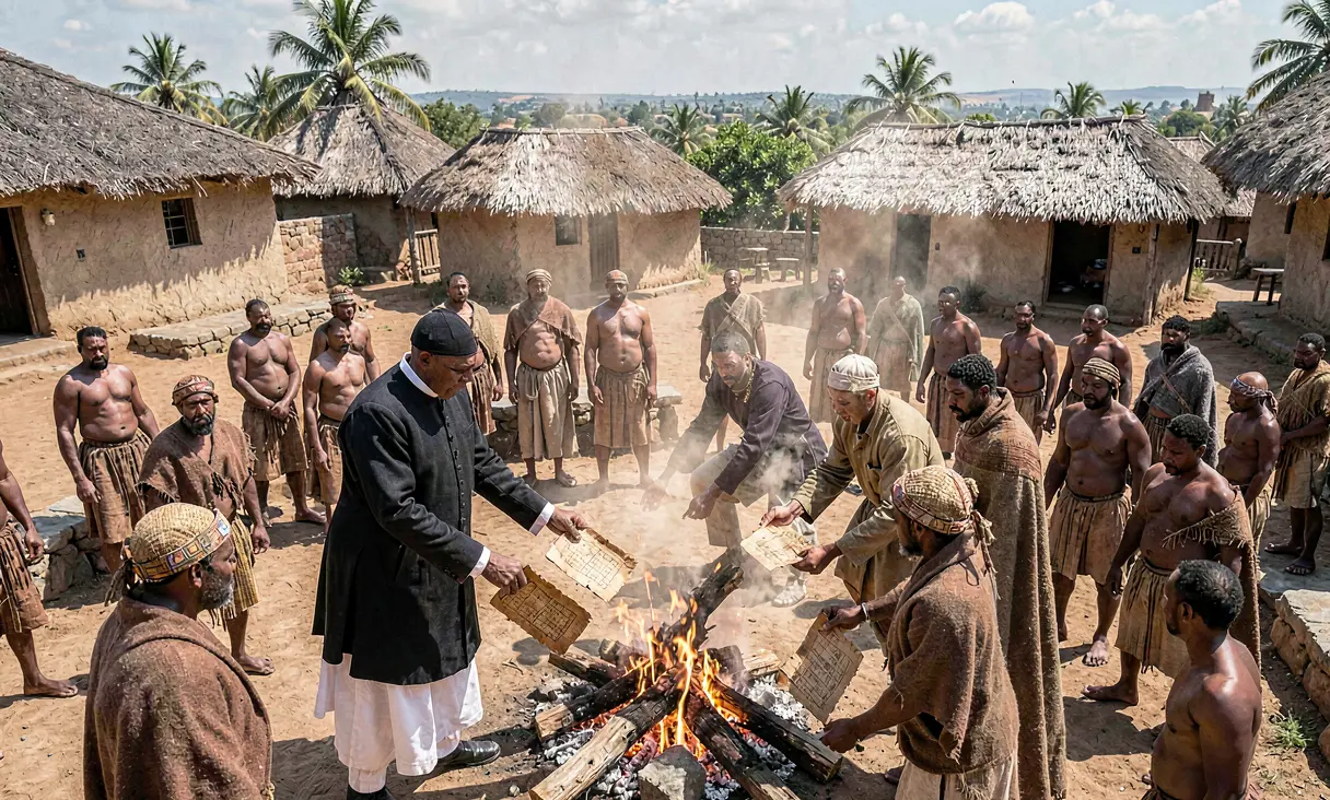 Destruction of Maya Codices by Bishop Landa