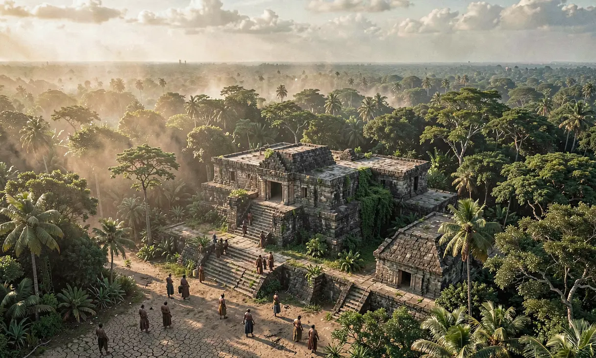 Ecological Collapse and Drought Leading to Maya Decline