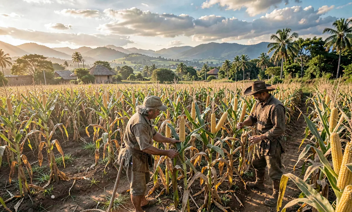 Final Domestication of Maize from Teosinte in Mesoamerica