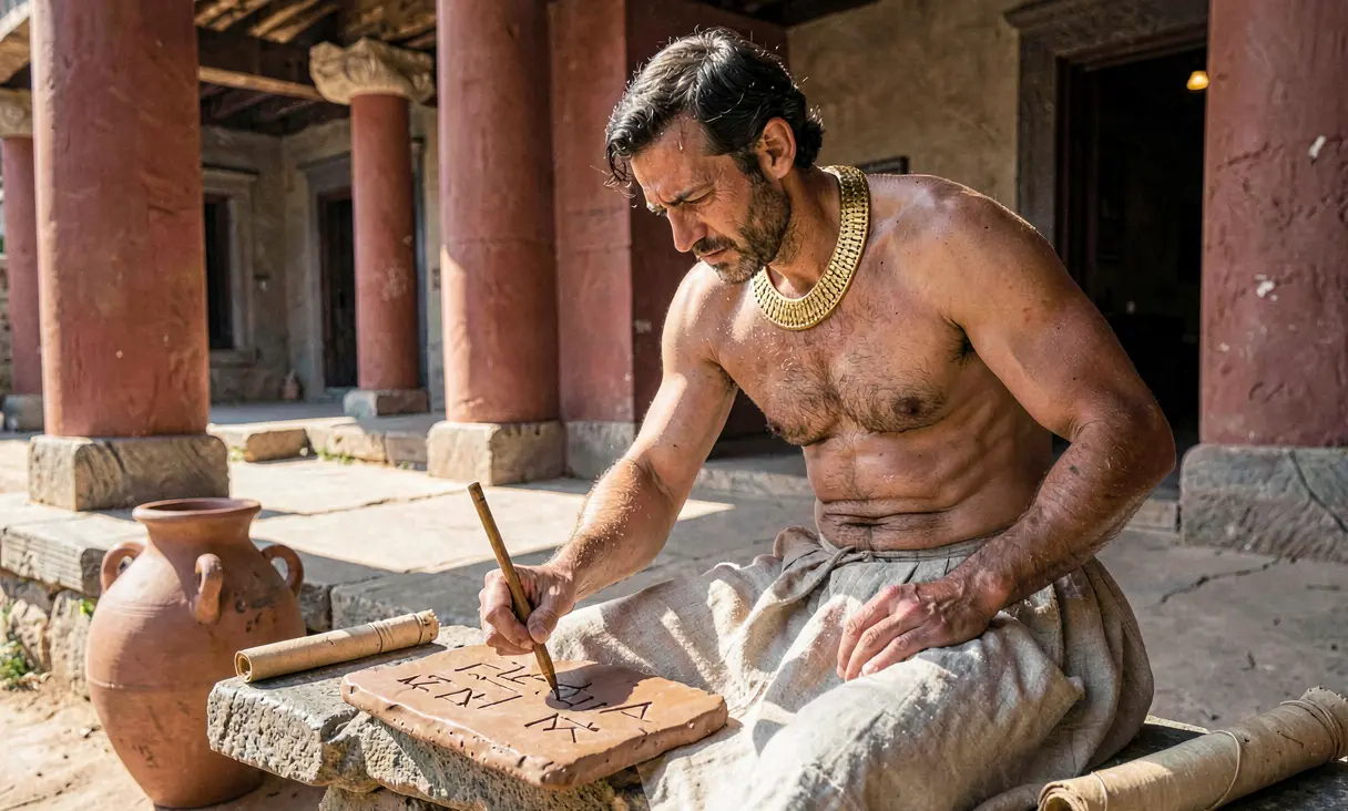 Development of Linear A Script by Minoans