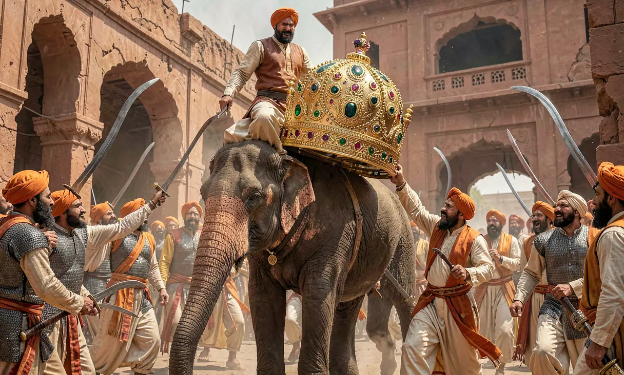 Nader Shah Sacks Delhi and Takes Peacock Throne