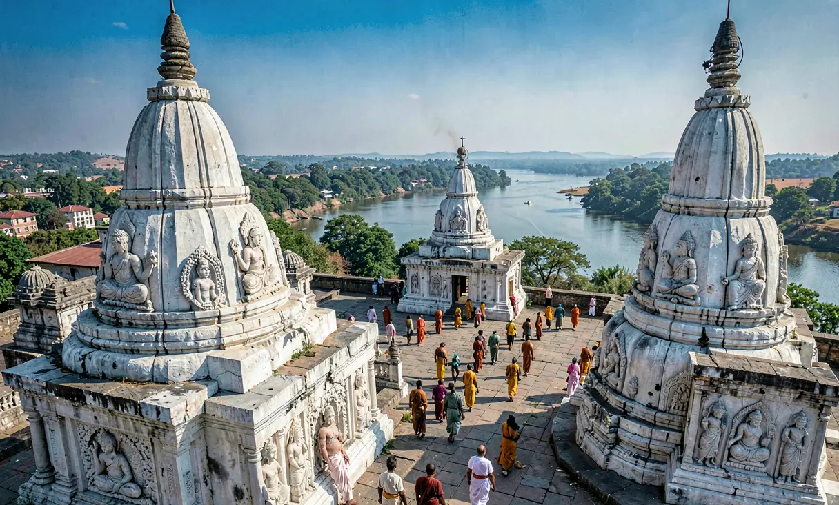 Completion of Great Stupas at Nagarjunakonda