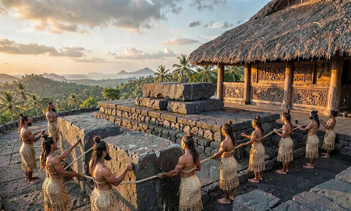 Construction of Marae Complexes Across Polynesia