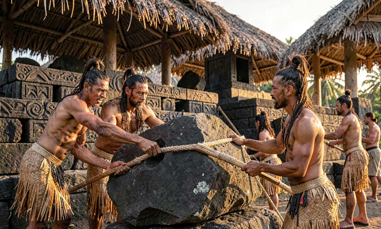 Construction of Marae Complexes Across Polynesia