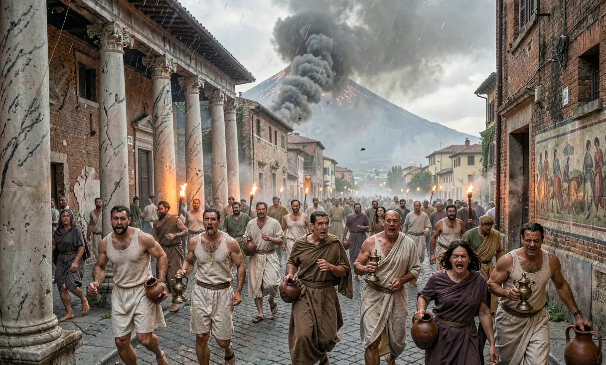 Eruption of Mount Vesuvius