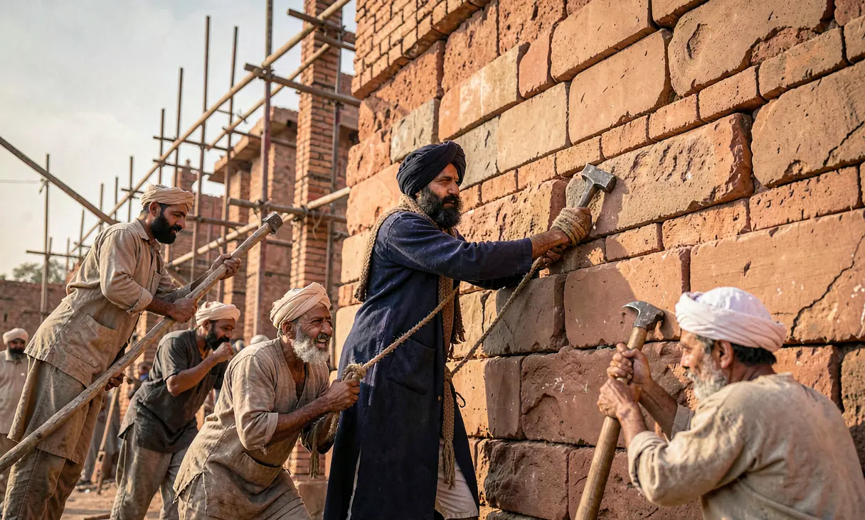 Construction of Qutub Minar Begins