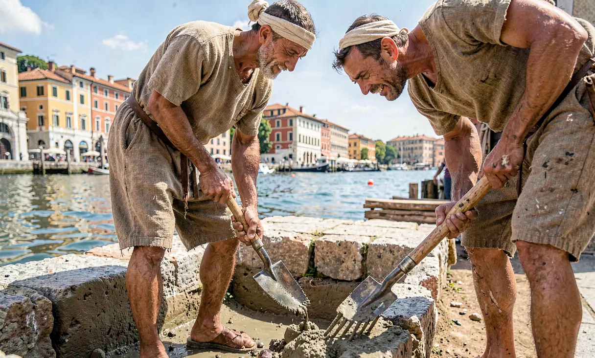 Innovation of Roman Hydraulic Concrete (Opus Caementicium)