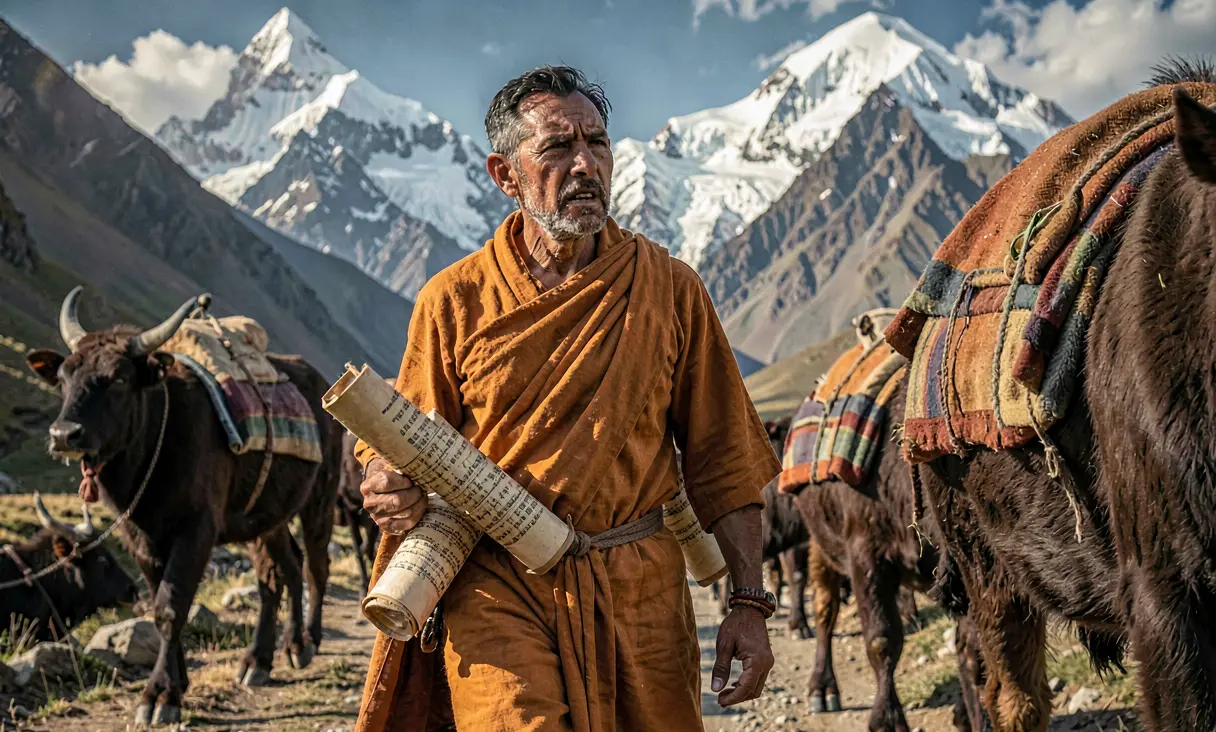 Spread of Buddhism along the Silk Road to China