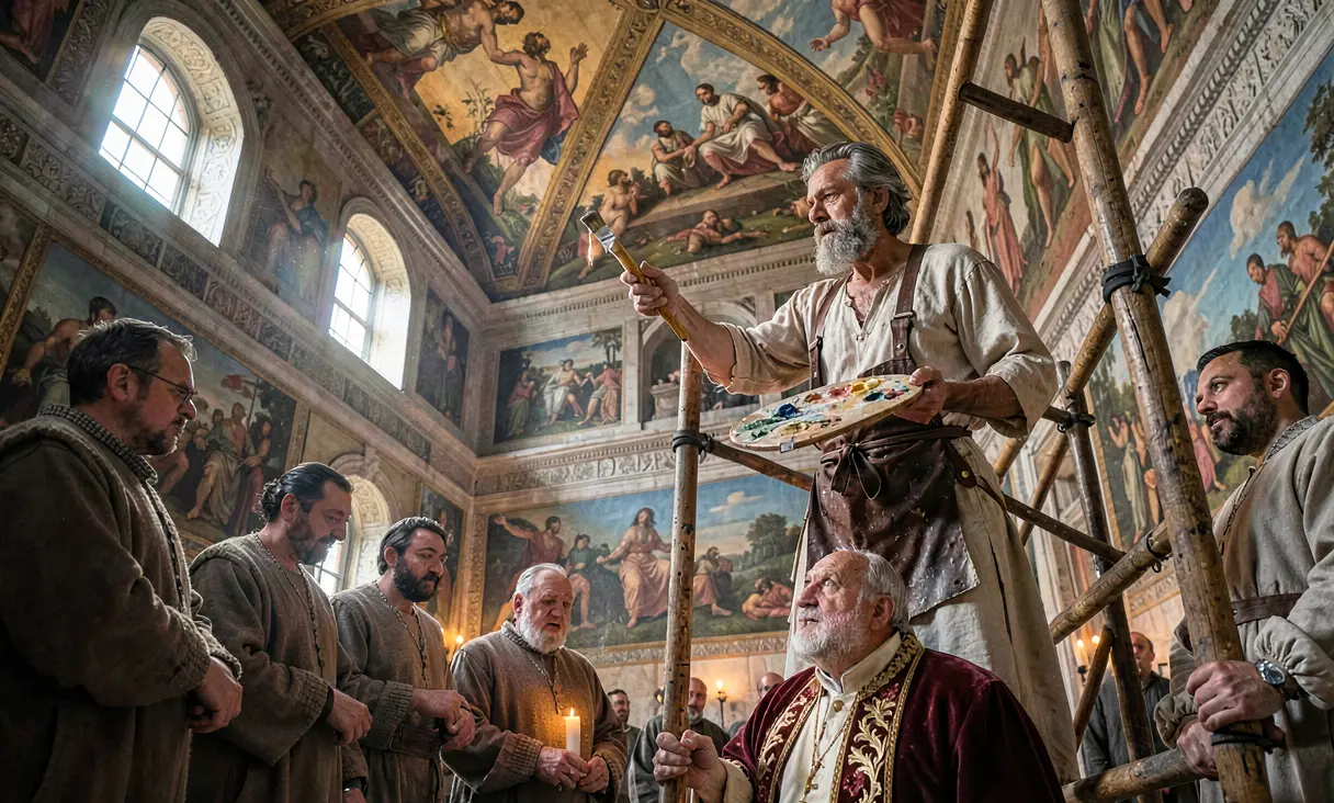 Completion of Sistine Chapel Ceiling