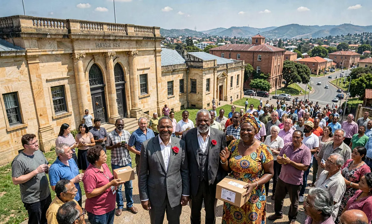 Nelson Mandela Elected President of South Africa