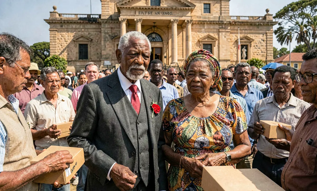 Nelson Mandela Elected President of South Africa