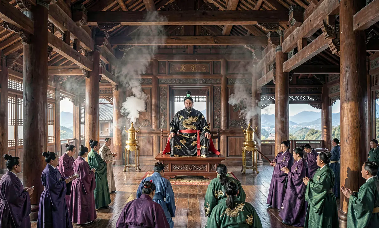 Emperor Xuanzong Ascends the Tang Throne
