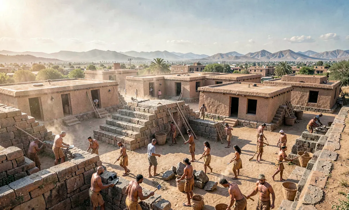 Construction of Teotihuacán Apartment Compounds