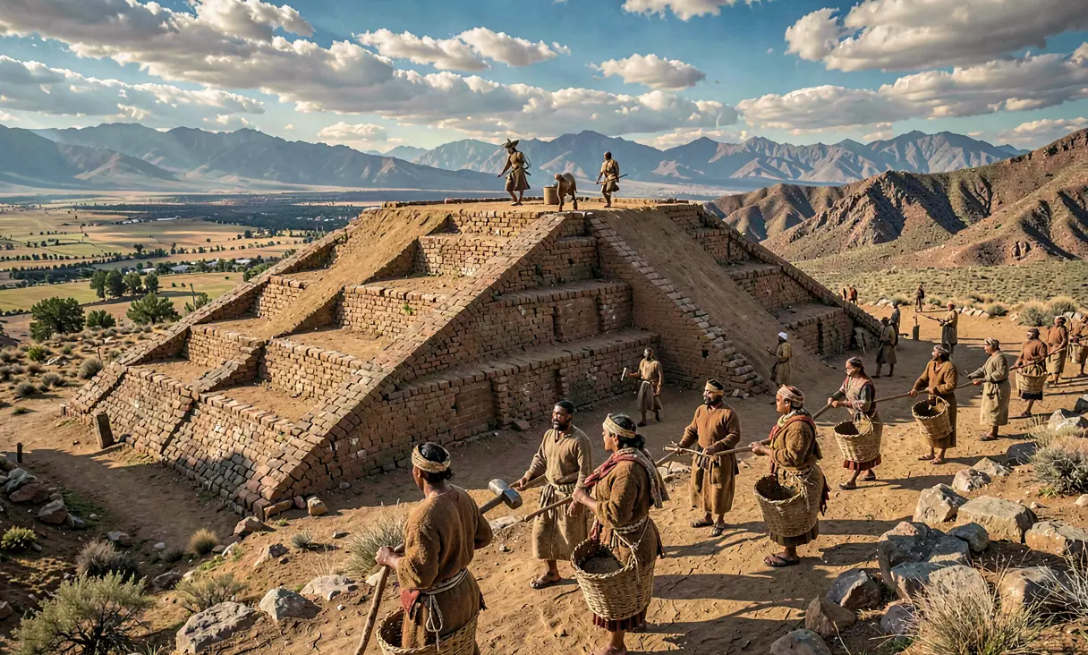 Expansion of the Akapana Pyramid at Tiwanaku