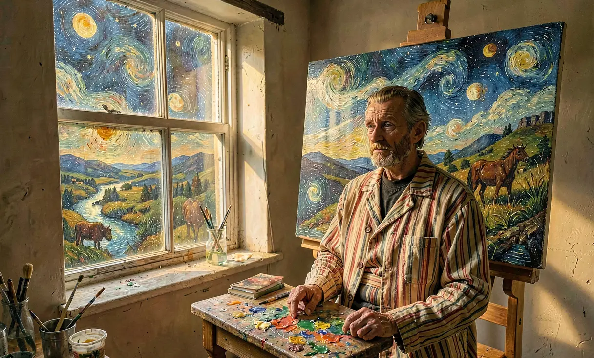 Creation of The Starry Night