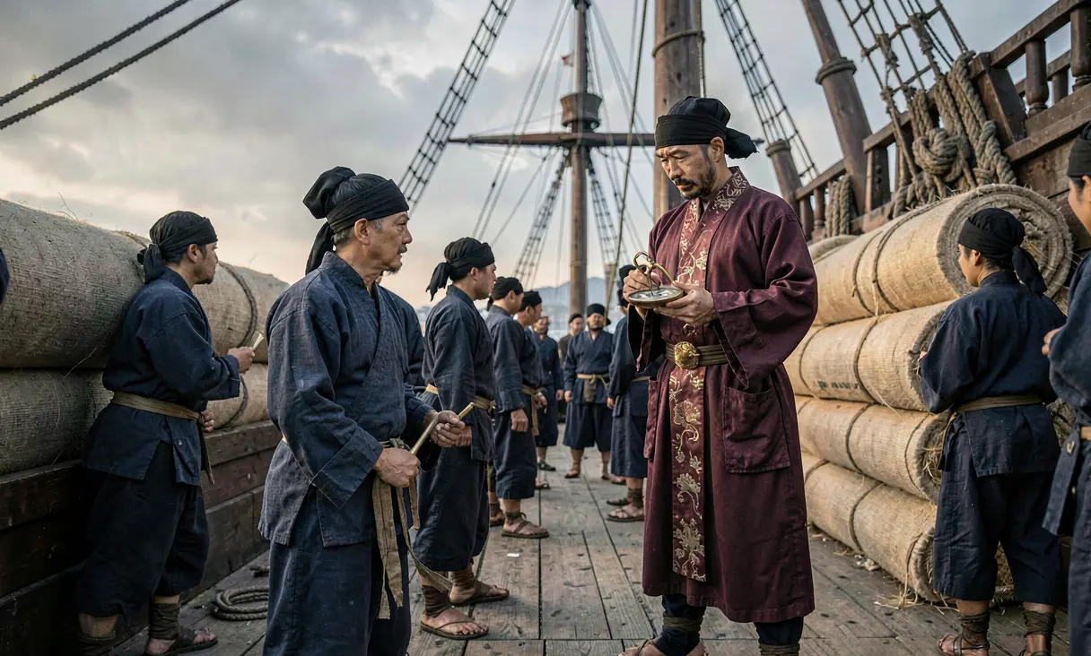 Zheng He's First Voyage Begins