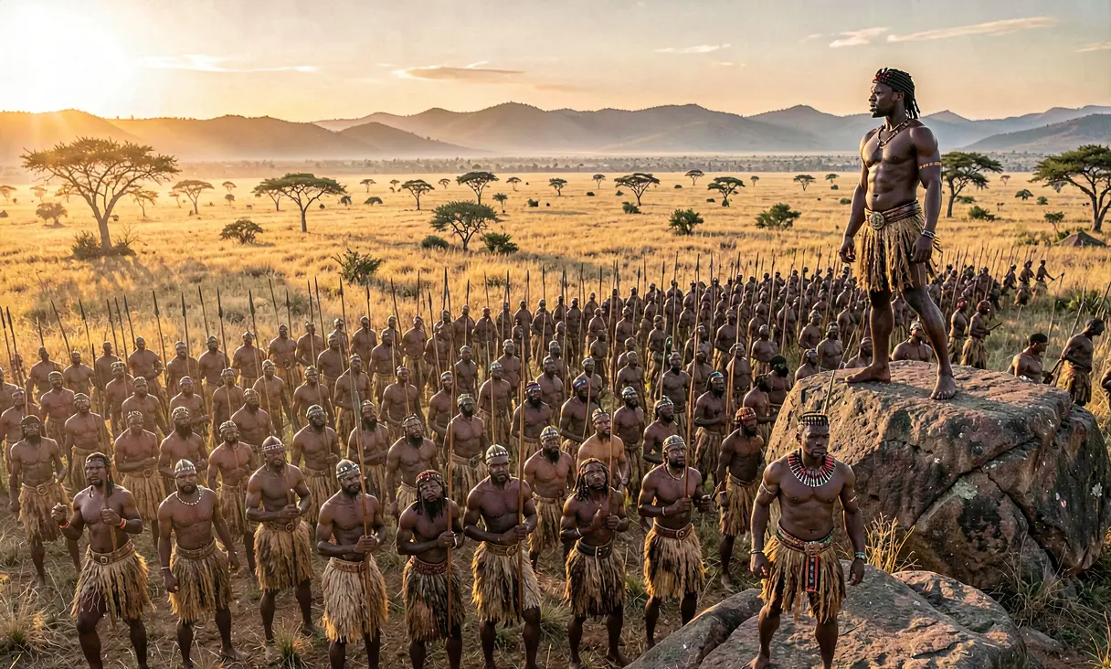 Shaka Zulu Unifies the Zulu Kingdom